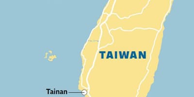 Taiwan tainan kaart