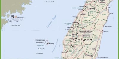 Kaart, Taiwan